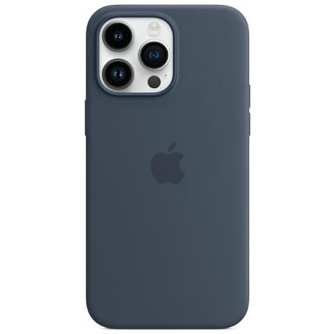 Custodia Magsafe In Silicone Per Iphone 14 Pro Max - Blu Tempesta - Foto 3
