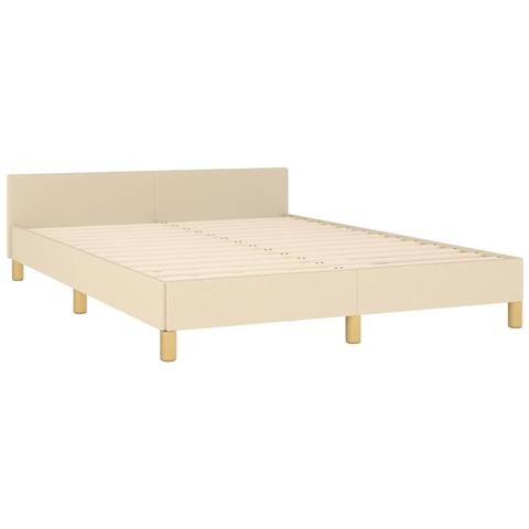 Giroletto senza Materasso Crema 140x190 cm in Tessuto - Foto 3