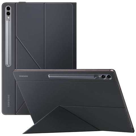 Custodia Per Galaxy Tab S9 Modello Smart Book Cover Con Slot Per S Pen, Nero - Foto 16