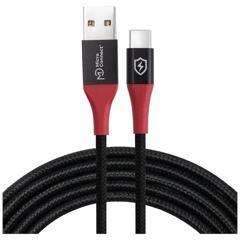 Mc-ausbc-sc Cavo Usb 1,5 M Usb A Usb C Nero (safe Charge Usb-a To C Data - Blocker Cable 1.5m - Warranty: 3 - Foto 2