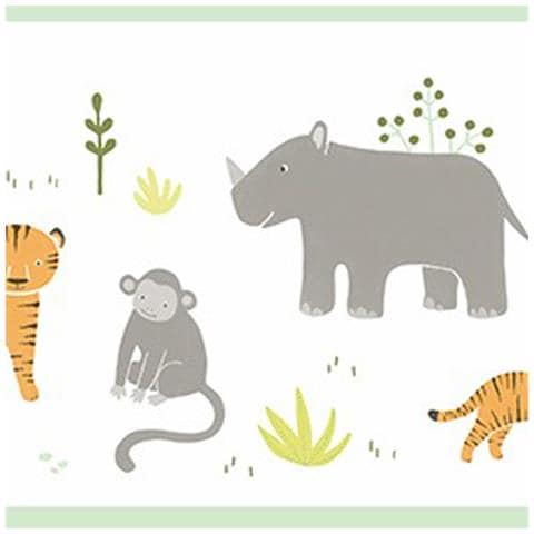 Bordo Happy Dreams Animali Della Savana Kaki - Foto 1