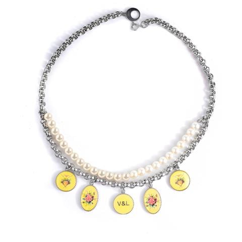 Orologio Vj0149c0wh. Collana, Colore Grigio. Donna. - In ordine - Foto 3
