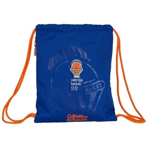 Zainetto Con Cordini Valencia Basket Azzurro Arancio - Foto 1