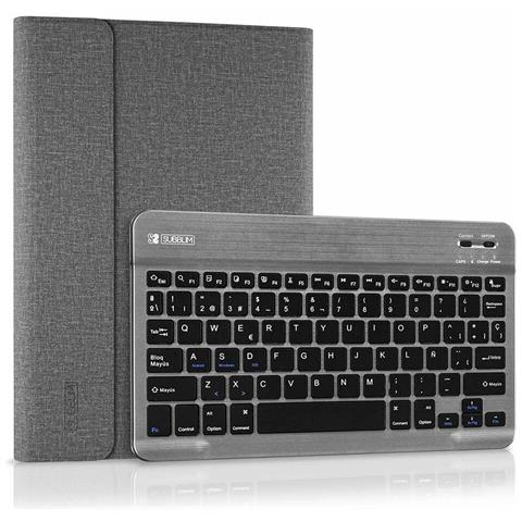 Custodia Per Tablet E Tastiera Subblim Funda Con Teclado Keytab Pro Bluetooth 10,1' Grey 10.1' Bluetooth Grigio - Foto 1