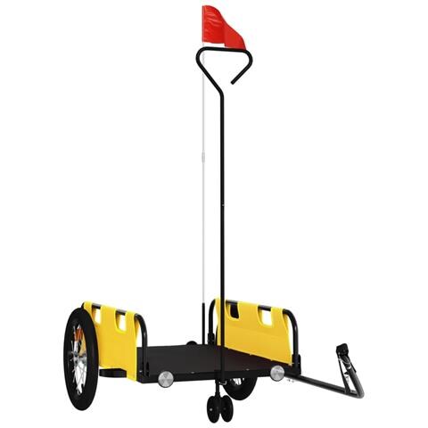 Rimorchio Da Bici Giallo Oxford E Ferro - Foto 1