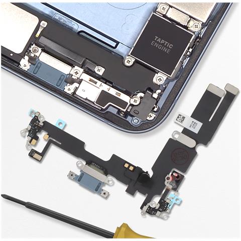 Connettore Ricarica Lightning Per Iphone 14 Plus, Blu Scuro - Foto 2