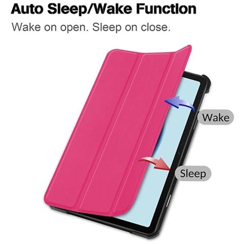 Eco-leather Case Apple Ipad Pro 12.9'' 6th Gen (2023) / 2020 / 2021 / 2022 Coral Pink - Foto 2