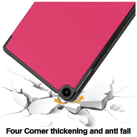 Eco-leather Case Apple Ipad Pro 12.9'' 6th Gen (2023) / 2020 / 2021 / 2022 Coral Pink - Foto 8