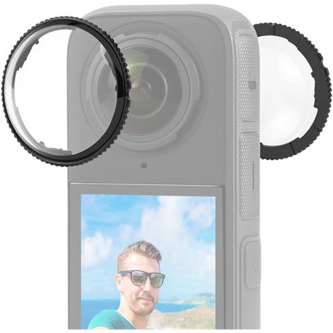 Protezione Per Obiettivo In Vetro Ottico Per Insta360 X4 Action Camera - Foto 1