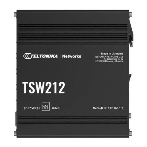 Teltonika Tsw212 00b000 / L2 Managed Switch 8x 10/100/1000, 2 Sfp Ports - Foto 1