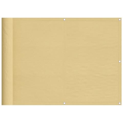 Paravento Da Balcone Sabbia 75x800 Cm 100% Poliestere Oxford - Foto 2