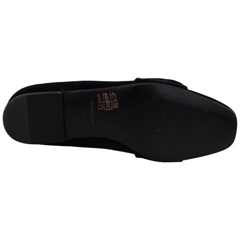 Mocassini In Velluto Nero Con Cristalli - Eu36/us5.5 - Foto 2