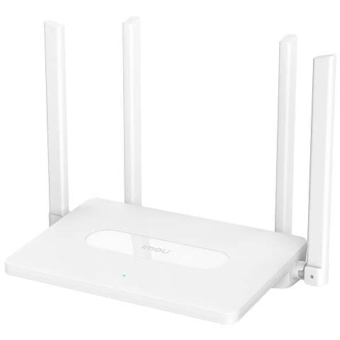 Router HR12F Wi-Fi 5, 1 Wan e 3 Lan Ethernet, 1200 Mbps, 4 antenne ed IPv6, IMOU Wifi Auto Sync, IMOU Stream Accelerate, Guest Network - Foto 1