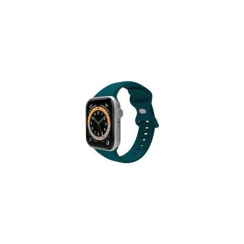 Apple Watch Cinturino In Morbido Silicone Compatibile Con Apple Watch 42/44/45 Mm Verde - Foto 1