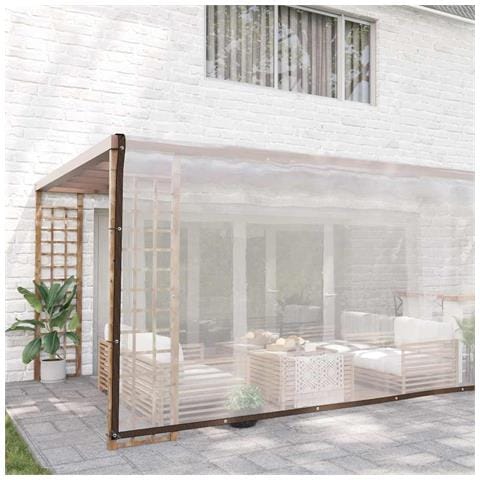 Telone Trasparente con Occhielli 6x6 m in Polietilene - Foto 10