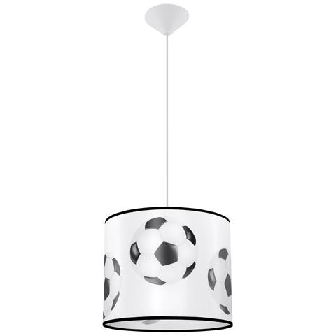 Lampada A Sospensione Football A 30 Sl. 1424 - Moderno Lampade A Sospensione Bianco Nero 82x30x30 Cm - Foto 1