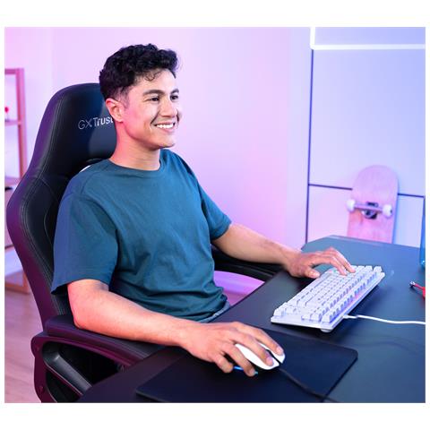 GXT 833W Thado tastiera Gaming USB QWERTZ Tedesco Bianco - Foto 2