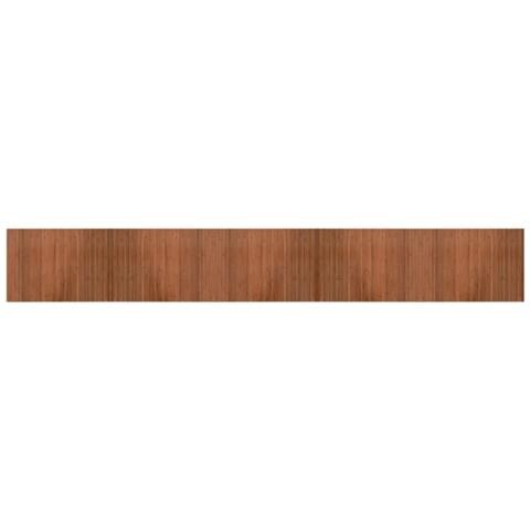 Tappeto Rettangolare Marrone 70x500 Cm In Bambù - Foto 2