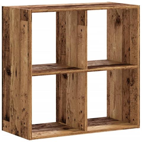 Libreria Legno Antico 68,5x32x68,5 Cm In Legno Multistrato - Foto 2