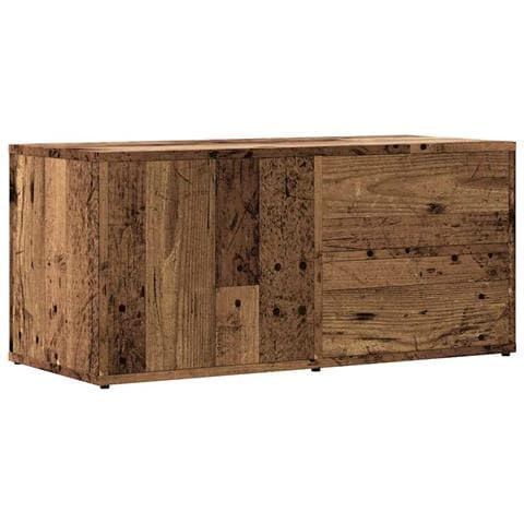 Mobile Porta Tv Legno Antico 80x34x35,5 Cm Legno Multistrato - Foto 2