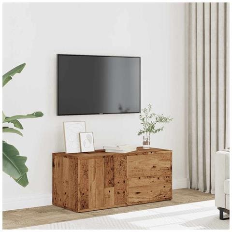 Mobile Porta Tv Legno Antico 80x34x35,5 Cm Legno Multistrato - Foto 3