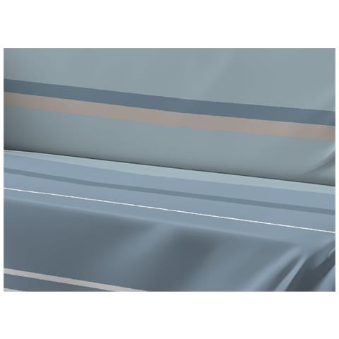 Telo Arredo Granfoulard Copritutto Salvadivano 100% Cotone Dis. Scia Singolo Azzurro - Foto 2