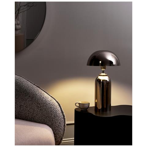 Lampada Da Tavolo Jalangi Metallo Argento - Foto 1