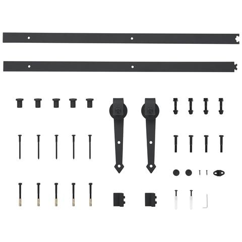 Porta scorrevole con set di hardware 'ORKDAL'Legno solido bianco di pino, Porta interna  'ORKDAL'Bianca 73.5x198.5x4 cm Legno solido di pino - Foto 9