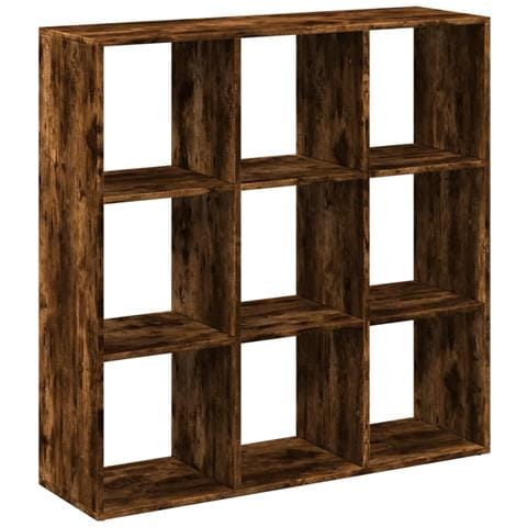 Libreria Divisorio Rovere Fumo 102x29x103,5 cm in Truciolato - Foto 1