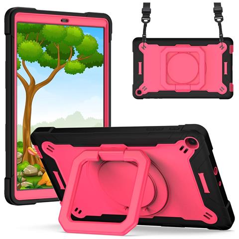 Custodia Per Ipad 8/7 10.2"" Con Supporto E Tracolla Rosa - Foto 1