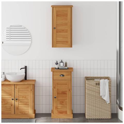 Set di mobili per il bagno VIGO 2 pcs Marrone e Marrone miele - Foto 2