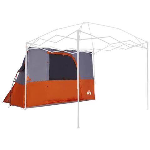 Tenda con tetto Grigio e Arancione e Nero 280 x 220 x 176 cm - Foto 1