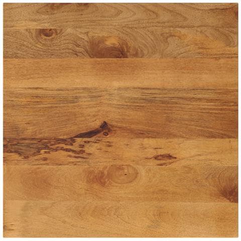 Piano per Tavolo 70x70x3,8 cm Quadrato Legno Massello di Mango - Foto 1