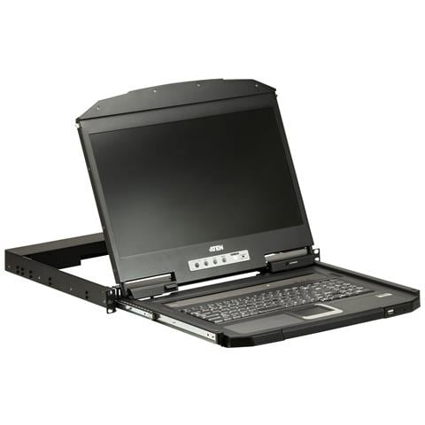 CL3700NW console a rack 47 cm (18.5") 1920 x 1080 Pixel Metallo, Plastica Nero 1U - Foto 3