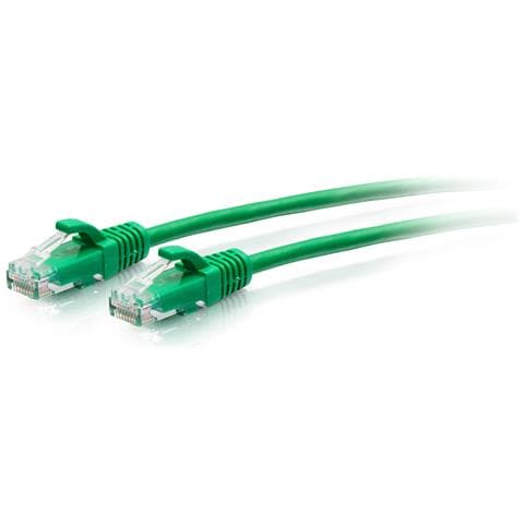 Cavo patch di rete Ethernet sottile Cat6a antigroviglio, non schermato (UTP) da 2,1 m - Verde - Foto 1