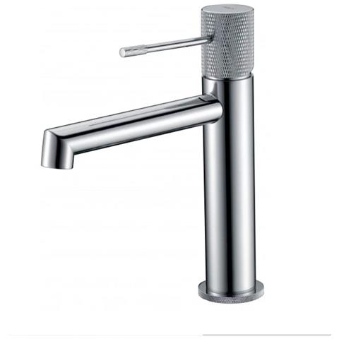 Imex Miscelatore Lavabo Monocomando Cromato In Ottone E Zama Con Cartuccia Ceramica Ø26 Mm Top Set 2 Flessibili 3-8 Inclusi Altezza 200 Mm Canna 150 Mm Modello Bdd038-1 - Foto 2