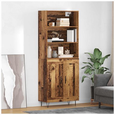 Credenza Legno vecchio 69,5 x 34 x 180 cm Legno multistrato - Foto 2