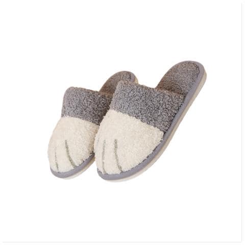 Pantofole Calde E Accoglienti Per La Casa Di Coppia - Calzature Unisex Antiscivolo Per Interni Grey L - Foto 1