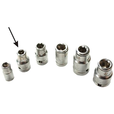 Adattatore 1/4 A 3/8  Raccordo Esagonale  Convertitore Utensili - Foto 2
