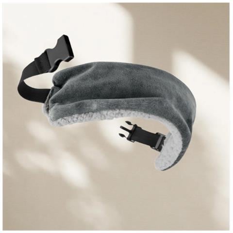 Mascherina Da Viaggio Confortevole Con Supporto Per La Testa - Mascherina Oscurante Unisex Grey - Foto 2