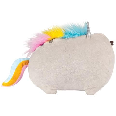 Peluche icorn Morbida Pelliccia In Poliestere Arrossata 20cm, Grigio - Foto 2