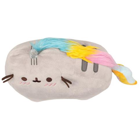 Peluche icorn Morbida Pelliccia In Poliestere Arrossata 20cm, Grigio - Foto 5