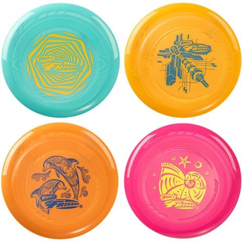 Frisbee Confezione da 4 Dischi Volanti, 22,86 cm per Bambini dai 5 Anni in su, 70 g - Foto 7