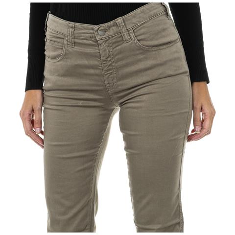 Pantalone Lungo In Tessuto Elasticizzato 6y5j75-5n22z Donna - Foto 3