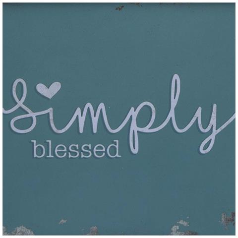 Cestino In Metallo Blu 22,5x13,7x11,3 B20x11 - Foto 6