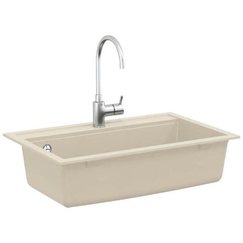 Lavello Beige 795 x 505 mm Granito - Foto 2