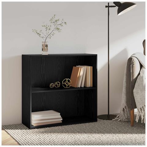 Libreria Rovere Nero 60 x 30 x 76.5 cm Legno multistrato - Foto 2