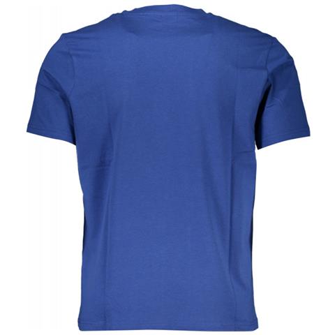 MAGLIETTA A MANICHE CORTE DA UOMO BLU - Colore: Blu, Taglia: 2XL - Foto 2