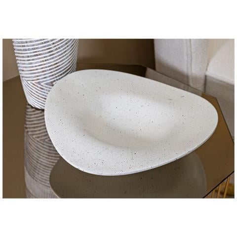 Centro Tavola Elegant In Resina Color Crema 41x41 Cm - Foto 8