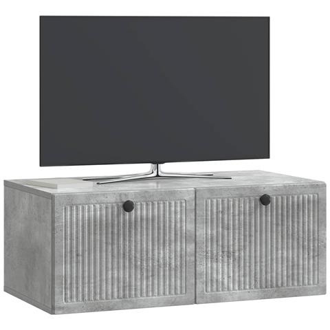 Mobile Porta TV da Muro Grigio Cemento 78,5 x 41 x 30 cm - Foto 2